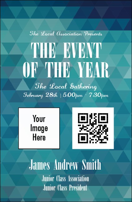 All Purpose Blue VIP Event Badge Small