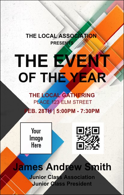 All Purpose Angle VIP Event Badge Medium