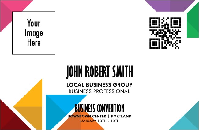 Conference Series: All Purpose Triangles VIP Event Badge Small