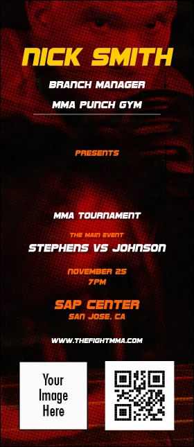 MMA The Fight Night VIP Event Badge Large VIP Event Badge Large