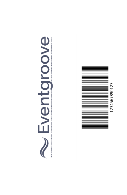 Bowling League VIP Event Badge Small Product Back