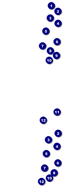 All-Star Retro Baseball Event Ticket Front Field Markers