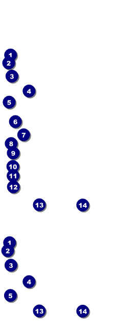 Dance Recital Event Ticket Front Field Markers