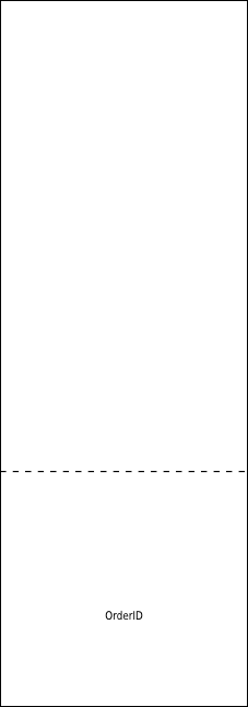 Snowflake Ornament Event Ticket Product Back