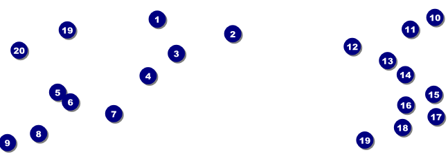 Fractal Wave Event Ticket Front Field Markers