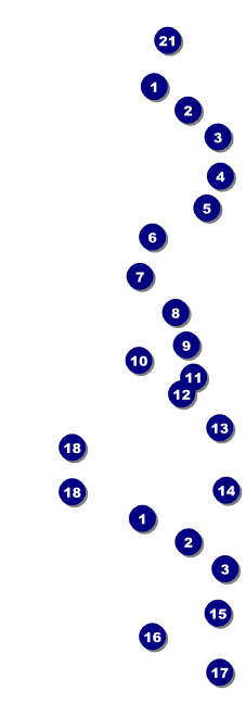 Fourth of July Event Ticket Front Field Markers