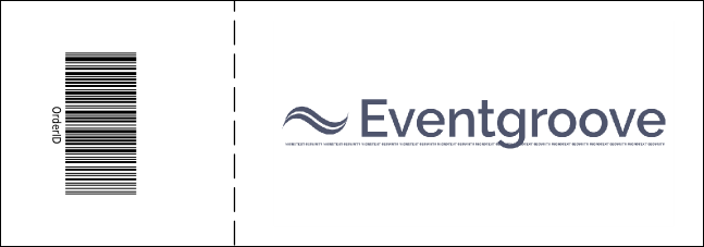 Dark Red Landscape General Admission Ticket Product Back