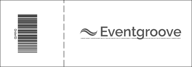Hip Hop BW Event Ticket Product Back