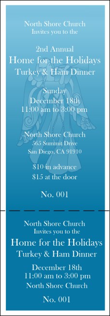 Christmas Angel General Admission Ticket 002 Product Front