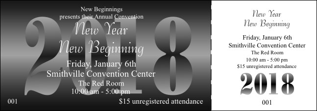 Year General Admission Ticket (Black)