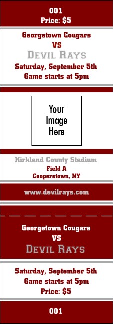 Sports Ticket 004 Product Front