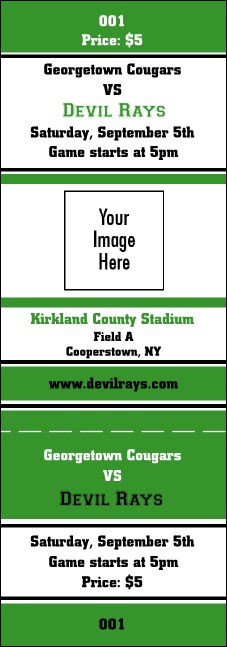 Sports Ticket 007 Product Front