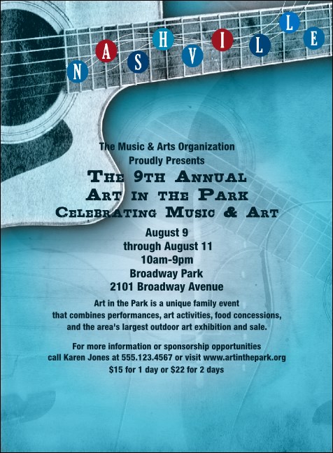 Nashville Invitation Product Front