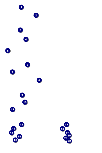 Retro Chalkboard Poster Front Field Markers
