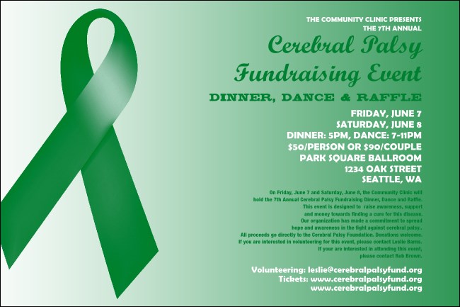 Green Ribbon Poster Product Front