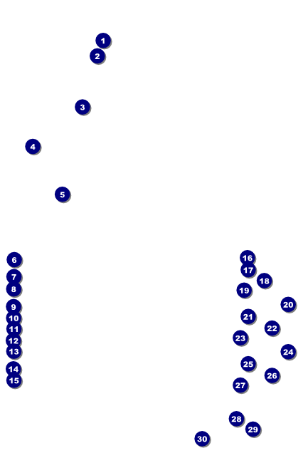 Comedy Spirals Poster Front Field Markers