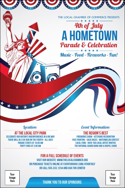 Fourth of July Freedom Poster Product Front