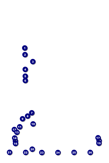 Birthday Party Geometric Poster Front Field Markers