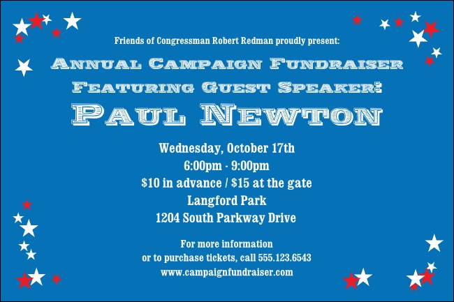 Red, White and Blue Stars 002