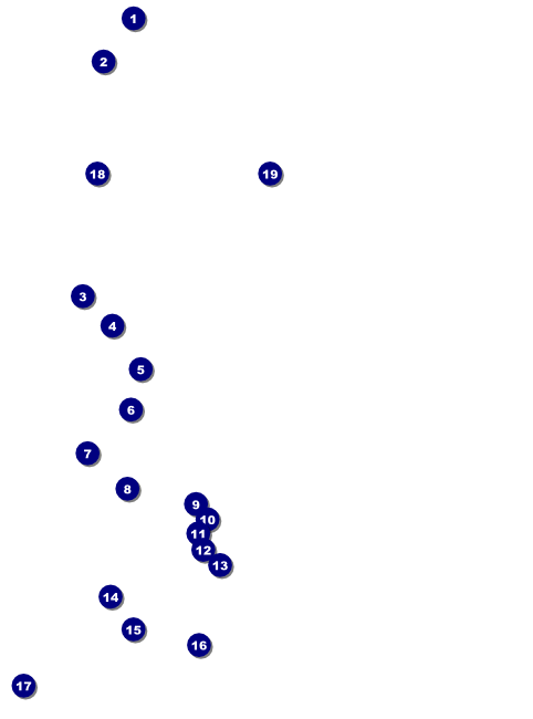 Sports Flyer 002 in Red and Black Front Field Markers