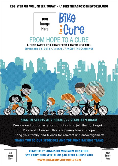 Bike for a Cause Postcard Product Front