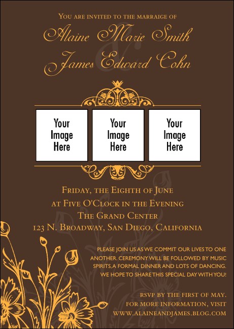 Wedding Classic Postcard Product Front