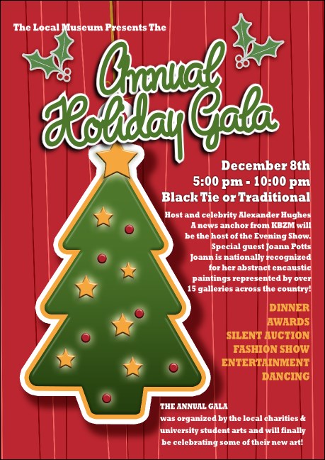 Holiday Tree Postcard Product Front