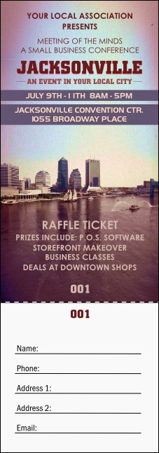 Jacksonville Raffle Ticket