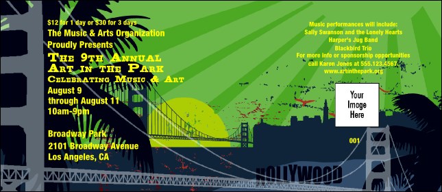 California VIP Pass (Gray and Blue)