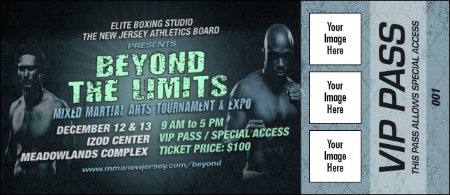 MMA Main Event  Blue VIP Pass