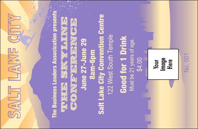 Salt Lake Drink Ticket Product Front