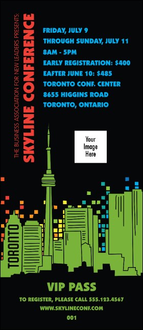 Toronto VIP Pass (Black) Product Front