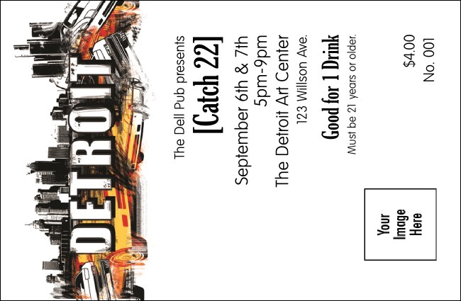 Detroit Drink Ticket