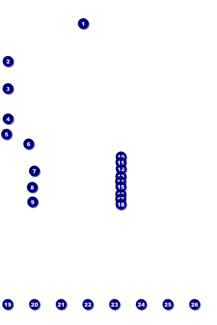 Power Lifting Logo Poster Front Field Markers