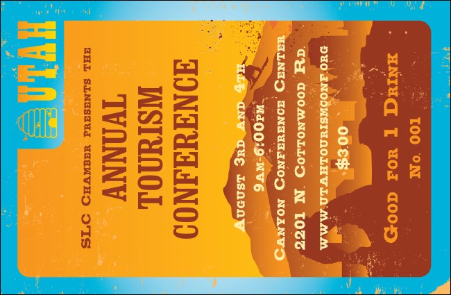 Utah Drink Ticket Product Front