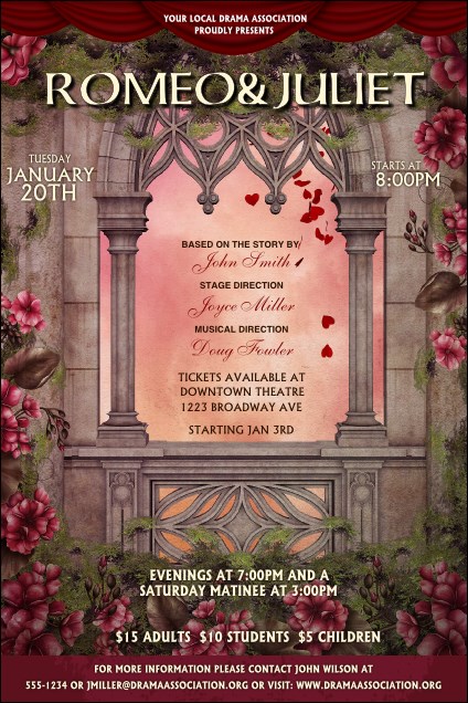 Romeo and Juliet Poster Product Front