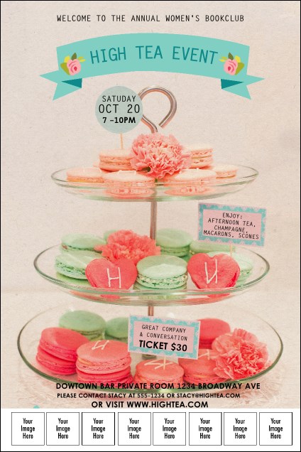 High Tea Logo Poster Product Front