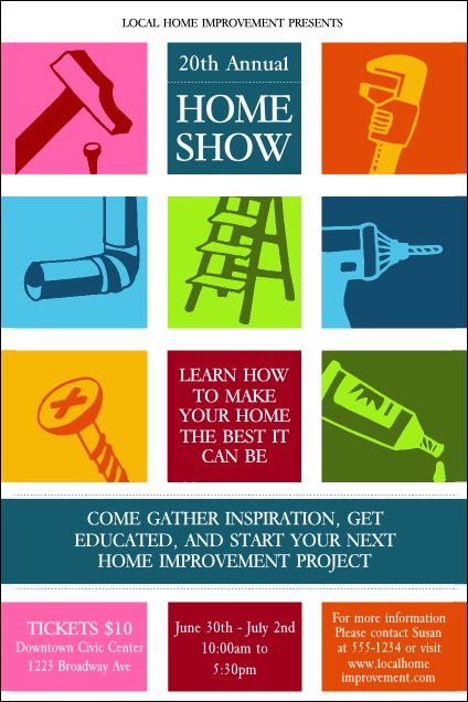 Home Show Poster Product Front