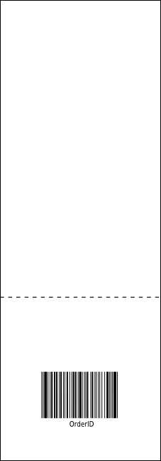 Dinosaur Raffle Ticket Product Back