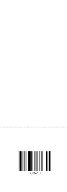 All Purpose Clouds Raffle Ticket Product Back