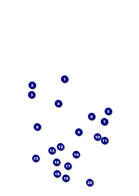 Los Angeles Club Flyer Front Field Markers