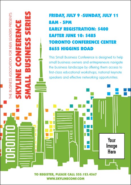 Toronto Club Flyer (White) Product Front