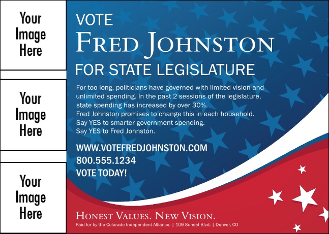 Patriotic Vote Club Flyer