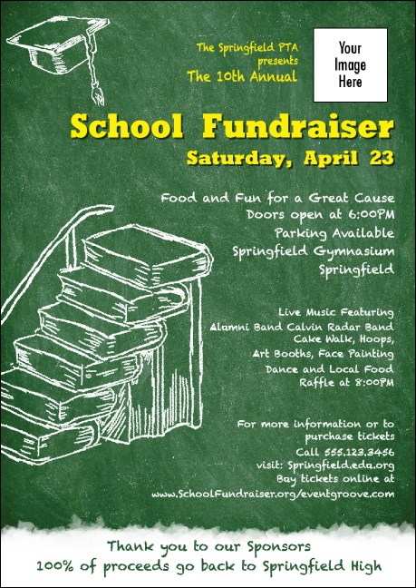 Education Chalk Board Club Flyer