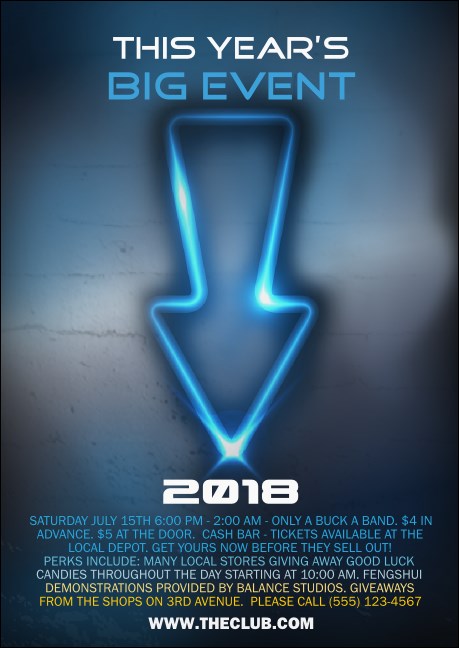 Night Club Neon Club Flyer