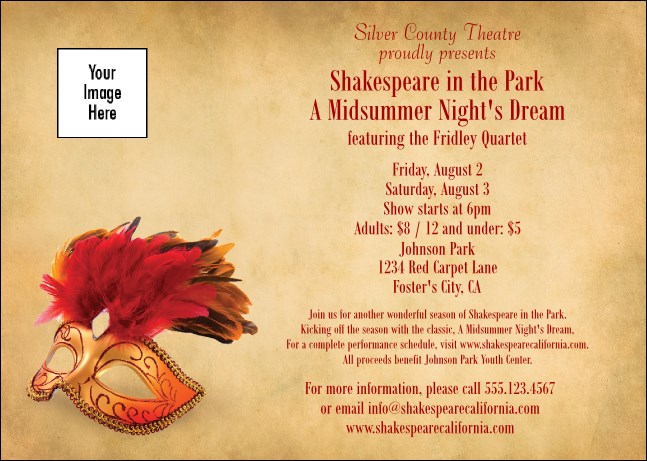 Mask Club Flyer Product Front